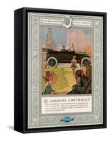 Chevrolet, Magazine Advertisement, USA, 1920-null-Framed Stretched Canvas
