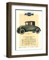 Chevrolet, Magazine Advertisement, USA, 1925-null-Framed Giclee Print