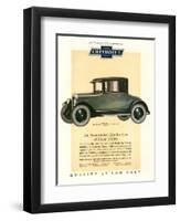 Chevrolet, Magazine Advertisement, USA, 1925-null-Framed Giclee Print