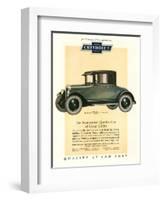 Chevrolet, Magazine Advertisement, USA, 1925-null-Framed Giclee Print