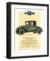 Chevrolet, Magazine Advertisement, USA, 1925-null-Framed Giclee Print