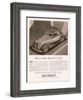 Chevrolet, Magazine Advertisement, USA, 1933-null-Framed Giclee Print