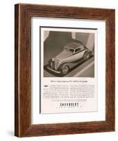 Chevrolet, Magazine Advertisement, USA, 1933-null-Framed Giclee Print