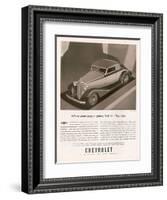 Chevrolet, Magazine Advertisement, USA, 1933-null-Framed Giclee Print