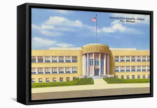 Chevrolet Plant, Flint, Michigan-null-Framed Stretched Canvas