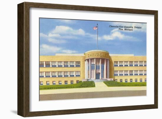 Chevrolet Plant, Flint, Michigan-null-Framed Art Print