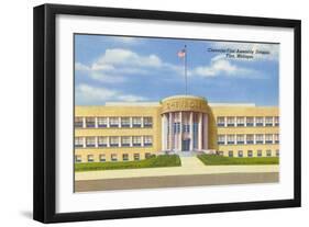 Chevrolet Plant, Flint, Michigan-null-Framed Art Print