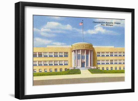 Chevrolet Plant, Flint, Michigan-null-Framed Art Print