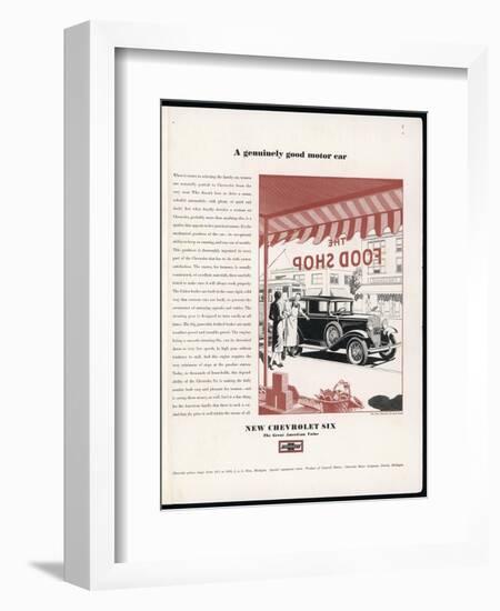 Chevrolet Six 1931-null-Framed Art Print