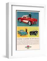 Chevrolet Unleashes Corvette-null-Framed Art Print