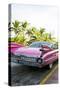 Chevrolet Vintage Car, the 50S, the Fifties, American Vintage Cars, Ocean Drive-Axel Schmies-Stretched Canvas