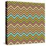 Chevron Brights-Joanne Paynter Design-Stretched Canvas