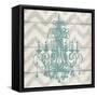 Chevron Chandelier I-Piper Ballantyne-Framed Stretched Canvas