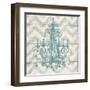 Chevron Chandelier I-Piper Ballantyne-Framed Art Print