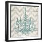 Chevron Chandelier II-Piper Ballantyne-Framed Art Print