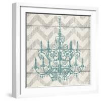 Chevron Chandelier II-Piper Ballantyne-Framed Art Print