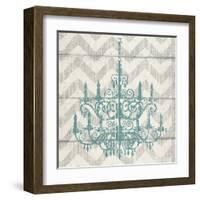 Chevron Chandelier II-Piper Ballantyne-Framed Art Print