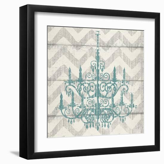 Chevron Chandelier II-Piper Ballantyne-Framed Art Print