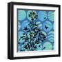 Chevron Circles-Bee Sturgis-Framed Art Print