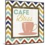 Chevron Coffee II-null-Mounted Art Print