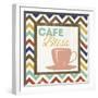 Chevron Coffee II-null-Framed Art Print