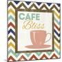 Chevron Coffee II-null-Mounted Art Print