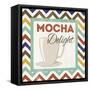 Chevron Coffee IV-null-Framed Stretched Canvas