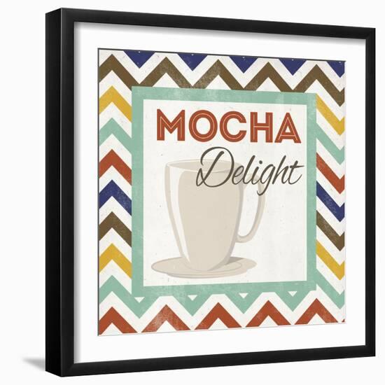 Chevron Coffee IV-null-Framed Art Print