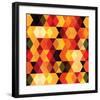 Chevron Diamond Patterns-null-Framed Art Print