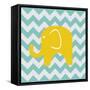 Chevron Elephant-N. Harbick-Framed Stretched Canvas