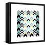 Chevron Entanglement Three-Jan Weiss-Framed Stretched Canvas