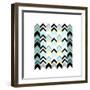 Chevron Entanglement Three-Jan Weiss-Framed Art Print