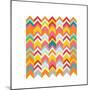 Chevron Entanglement Two-Jan Weiss-Mounted Art Print