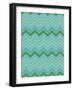 Chevron Gift Wrap-Joanne Paynter Design-Framed Giclee Print