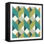 Chevron Illusion II-Erica J. Vess-Framed Stretched Canvas
