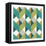 Chevron Illusion II-Erica J. Vess-Framed Stretched Canvas