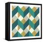 Chevron Illusion III-Erica J. Vess-Framed Stretched Canvas