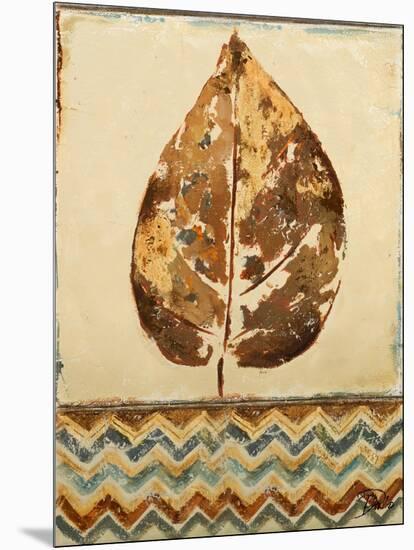 Chevron Leaf I-Patricia Pinto-Mounted Art Print