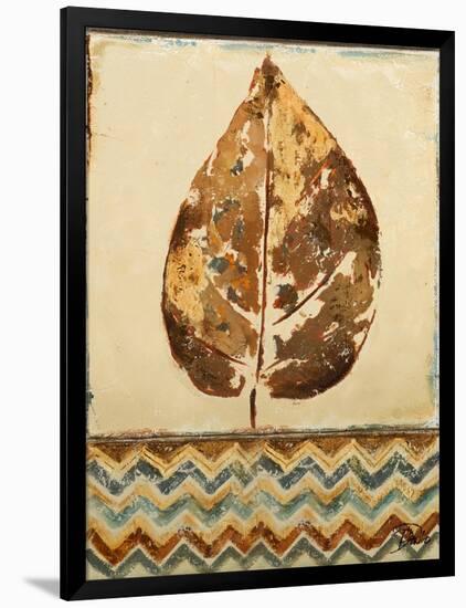 Chevron Leaf I-Patricia Pinto-Framed Art Print