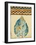Chevron Leaf II-Patricia Pinto-Framed Art Print