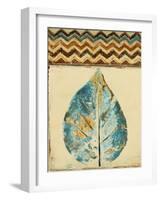 Chevron Leaf II-Patricia Pinto-Framed Art Print