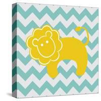 Chevron Lion-N. Harbick-Stretched Canvas