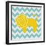 Chevron Lion-N. Harbick-Framed Art Print