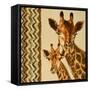 Chevron Safari I-Patricia Pinto-Framed Stretched Canvas