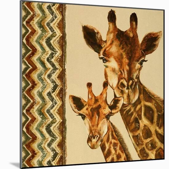 Chevron Safari I-Patricia Pinto-Mounted Art Print