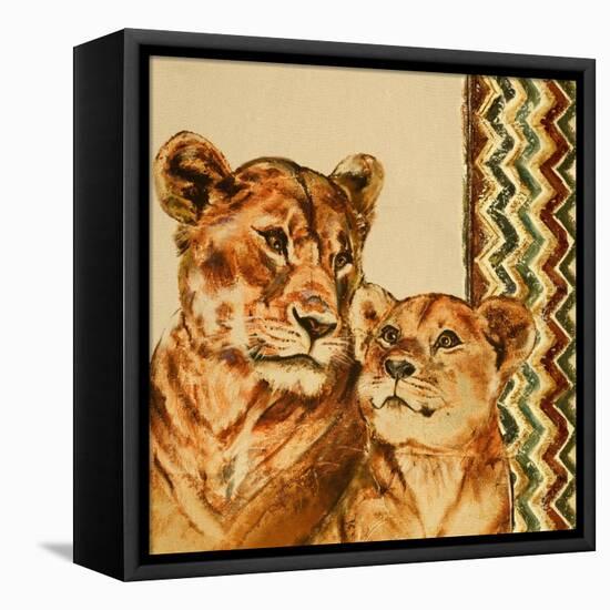 Chevron Safari II-Patricia Pinto-Framed Stretched Canvas