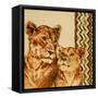 Chevron Safari II-Patricia Pinto-Framed Stretched Canvas