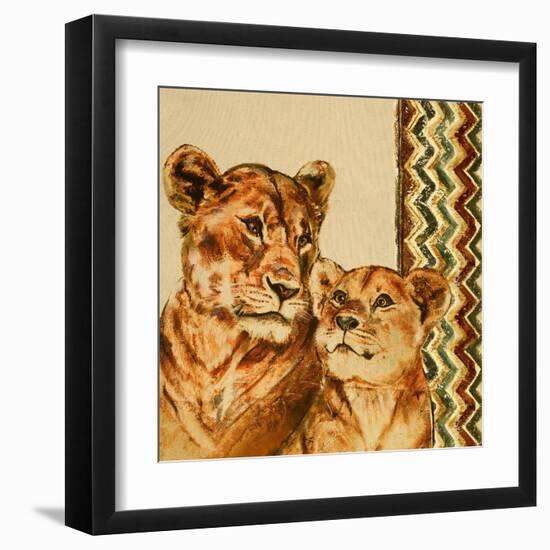 Chevron Safari II-Patricia Pinto-Framed Art Print