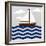 Chevron Sailing I-SD Graphics Studio-Framed Art Print