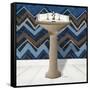 Chevron Sink 2-Diane Stimson-Framed Stretched Canvas